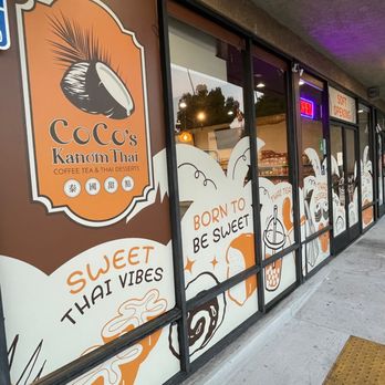 CoCo's Kanom Thai - Outside artwork drew me in. - Desserts Near Me - Los Angeles, California