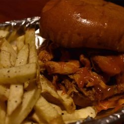 Julianna's Brickwood BBQ - Pulled pork and fresh cut fries