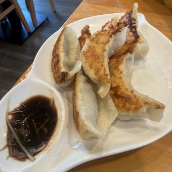 Yum Dumpling - 34.Pork & Chive Pan Fried Dumplings(8pc) - Noodles Near Me - Orange, California