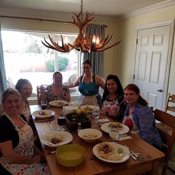 Whisked Away - Enjoying the fruits of our labor!! - Cooking Schools Near Me - Phoenix, Arizona