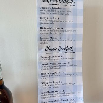 Putah Creek Cafe - Cocktails and desserts - Breakfast & Brunch Near Me - Winters, California