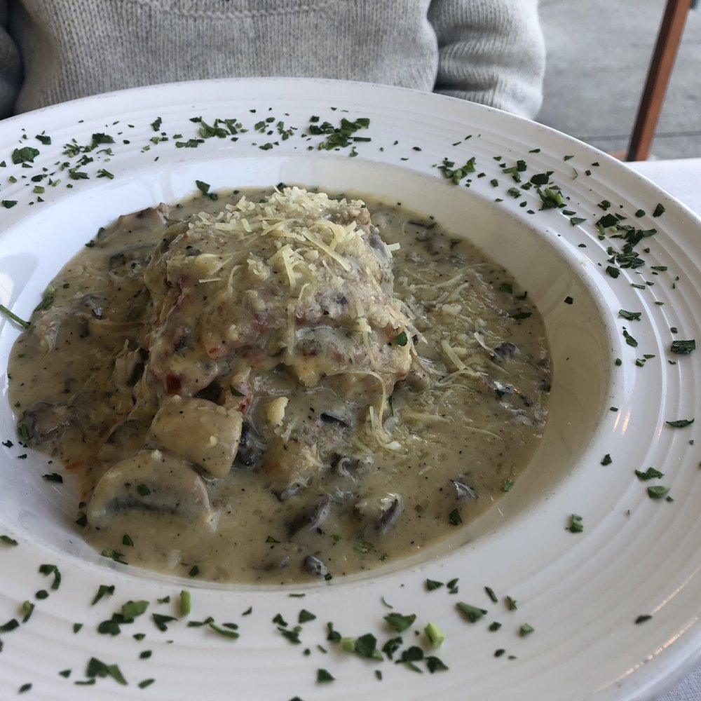 Cafe Della Via - Vegetable Lasagna - Italian Near Me - Cayucos, California Cafe Della Via - Vegetable Lasagna - Italian Near Me - Cayucos, California