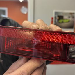 Replaced tail light Replaced tail light