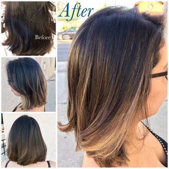 PHD Salon - Balayage on short length. - Hair Stylists Near Me - Temple City, California PHD Salon - Balayage on short length. - Hair Stylists Near Me - Temple City, California