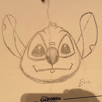 Animation Academy - My amazingly not horrible drawing of Stitch - Art Classes Near Me - Anaheim, California Animation Academy - My amazingly not horrible drawing of Stitch - Art Classes Near Me - Anaheim, California