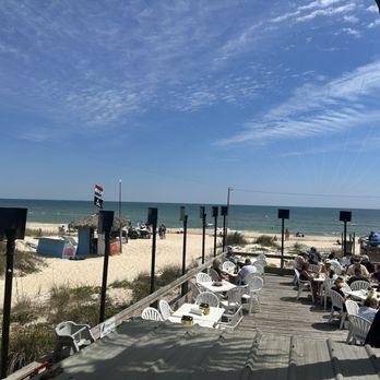 Blue Parrot Ocean Front Cafe - View from outdoor seating - Seafood Near Me - Eastpoint, Florida