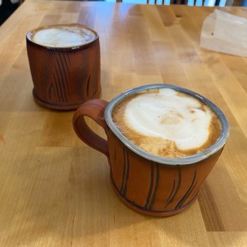 Gemini Cafe & Bakery - Cappuccinos served in handmade ceramic mugs - Cafes Near Me - Bethel, Maine Gemini Cafe & Bakery - Cappuccinos served in handmade ceramic mugs - Cafes Near Me - Bethel, Maine