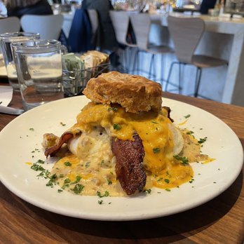 Plums Cafe - PLUMS BISCUIT & GRAVY - Breakfast & Brunch Near Me - Costa Mesa, California