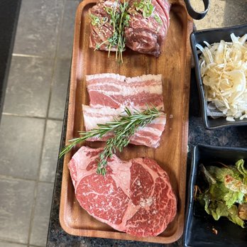 Wooga - Ribeye pork belly and marinated Kalbi - Korean Near Me - Fort Lee, New Jersey Wooga - Ribeye pork belly and marinated Kalbi - Korean Near Me - Fort Lee, New Jersey