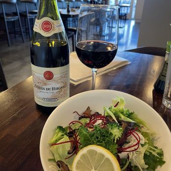 Sushi Zoa - French Wine and salad, thank you! - Sushi Bars Near Me - Hutto, Texas