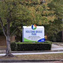 Holcomb Bridge Park - park sign