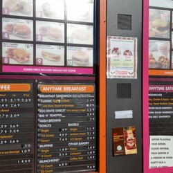 Dunkin' - Drive-thru menu