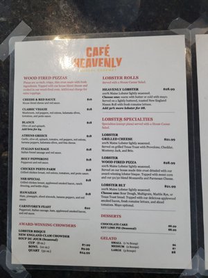 Menu photo 4 Cafe Heavenly New Smyrna Beach, FL