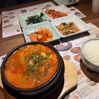 JinCook - Spicy Tofu Stew (Soondubu) & Side Dishes - Korean Near Me - Los Angeles, California