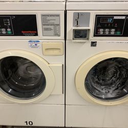 Wash & Fold - Broken washer that jams up after taking 8 quarters