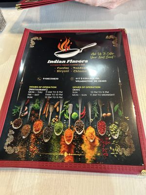 Menu photo 3 Indian Flavors & Bar Wilmington, NC