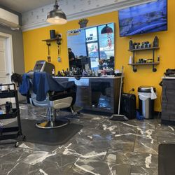King Barber - Barber chair near door