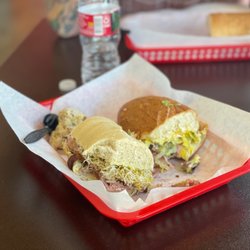 Fat Guy's Fresh Deli - #31 The Cuban #1 The Reuben Potato salad Coleslaw