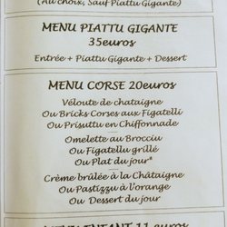 Saveurs Latines - Menu