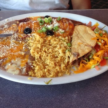 Astorga's Mexican Restaurant - Enchilada and taco combo! - Mexican Near Me - Bishop, California