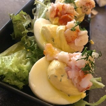 Monkeypod Kitchen - Lobster Deviled Eggs - New American Near Me - Lahaina, Hawaii