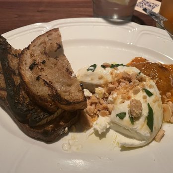 Corinne Austin - Burrata cheese appetizer - New American Near Me - Austin, Texas