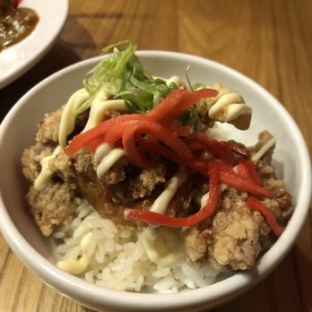Onoya Ramen - Karage chicken rice bowl - Ramen Near Me - Honolulu, Hawaii Onoya Ramen - Karage chicken rice bowl - Ramen Near Me - Honolulu, Hawaii