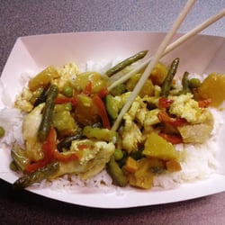 Thai Me Up Food Truck - Pineapple Red Curry Chicken w/Jasmine Rice