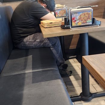 Mountain Mike's Pizza - Employee sleeping. - Chicken Wings Near Me - Henderson, Nevada