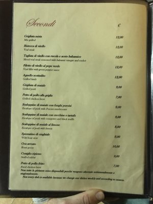 Menu photo 4 La Locanda del Colle Collazzone, PG Menu photo 4 La Locanda del Colle Collazzone, PG