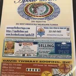 Menu cover