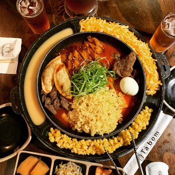 Tabom - Tabom Signature Tteok-bokki $36 with add ons cheese $5 and ramen $3 - Korean Near Me - Vancouver, British Columbia Tabom - Tabom Signature Tteok-bokki $36 with add ons cheese $5 and ramen $3 - Korean Near Me - Vancouver, British Columbia