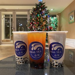 Tidal Oolong Milk Tea, Strawberry Tea