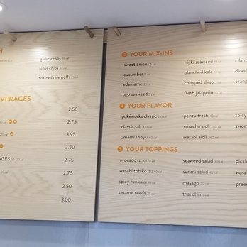 Pokeworks - Menu - Salad Near Me - Omaha, Nebraska Pokeworks - Menu - Salad Near Me - Omaha, Nebraska