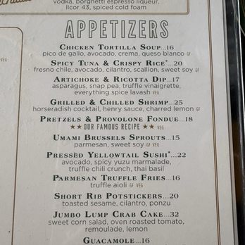 The Henry - Appetizers - New American Near Me - Carlsbad, California