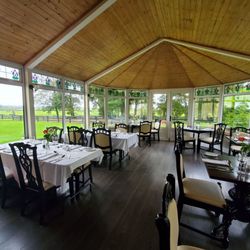 Carrygerry Country House - The dining room in the conservatory.