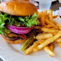 Timbers Bar and Grill - Build your burger and fries