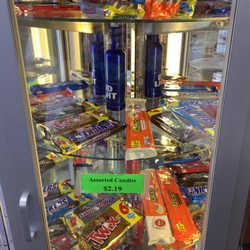 Ajo Chevron and Food Mart - Interesting.... a candy & bud light carousel