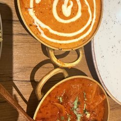 Gandhi Roma - Paaner Makhani and Chicken tikka masala