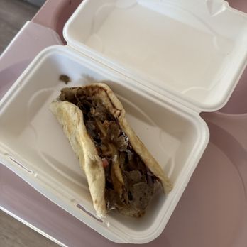 Nick the Greek - $23 dollars before tax and tip on DD. Double meat lamb/beef gyro. Are we serious here? Absolutely no value. Never again. - Greek Near Me - San Dimas, California Nick the Greek - $23 dollars before tax and tip on DD. Double meat lamb/beef gyro. Are we serious here? Absolutely no value. Never again. - Greek Near Me - San Dimas, California