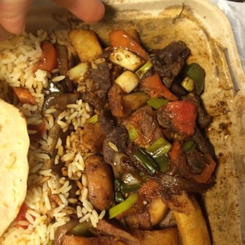 La Preferida - The hot mess they call Lomo Saltado. Look at all the soggy cardboard and fries. - Food Trucks Near Me - Takoma Park, Maryland