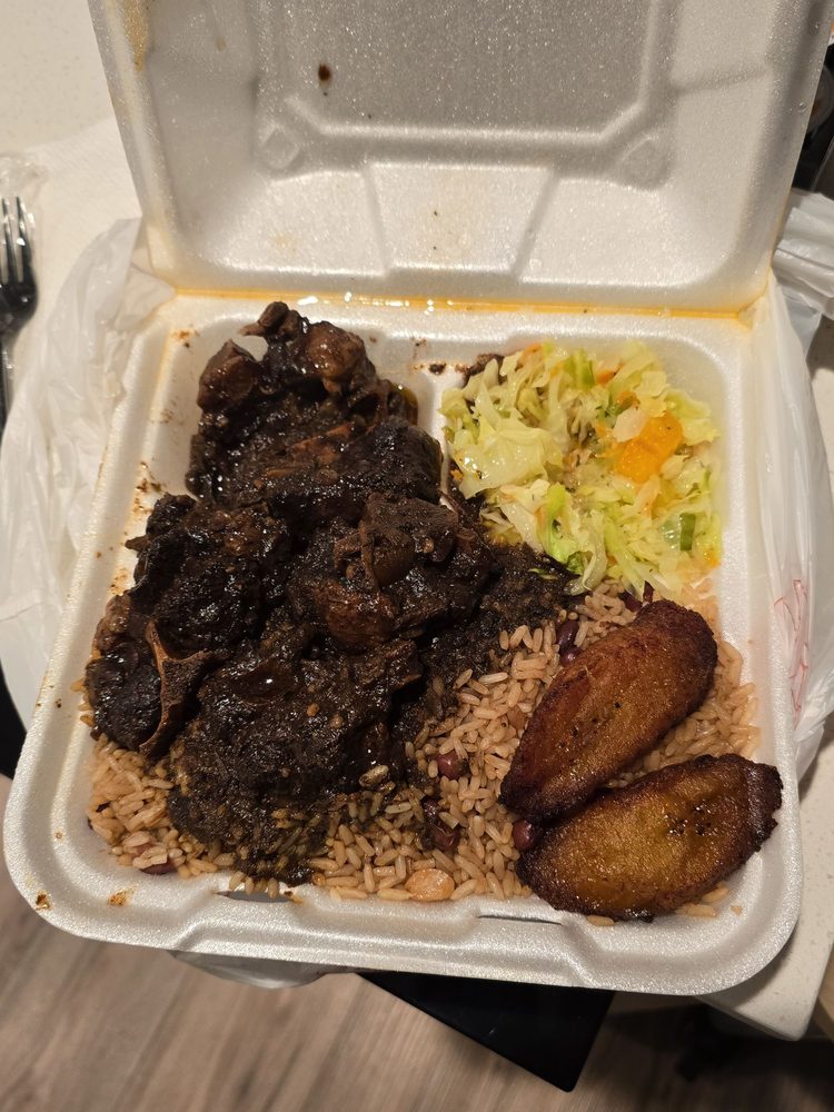 Food from m&k jamaican