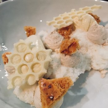 S.K.Y. - GOD SENT honey angelcake dessert - don't share - New American Near Me - Chicago, Illinois