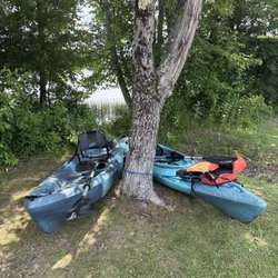Webb & Sons Rentals - Two kayaks, paddles and PFDs (you pick the sizes).