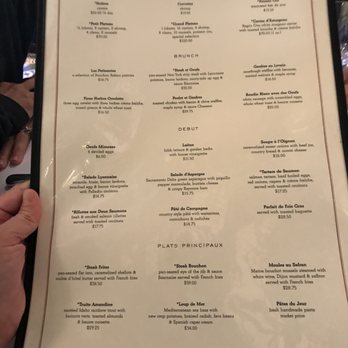 Bouchon - Brunch menu - French Near Me - Yountville, California