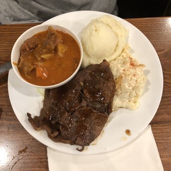 Tanaka Saimin - Teri beef and beef stew mixed plate with mash and mac - Japanese Near Me - Honolulu, Hawaii Tanaka Saimin - Teri beef and beef stew mixed plate with mash and mac - Japanese Near Me - Honolulu, Hawaii