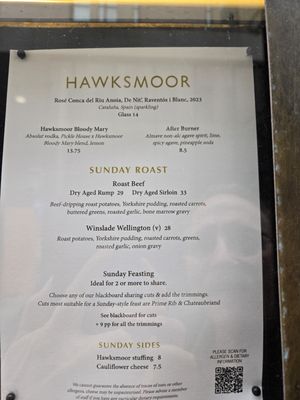 Menu photo 1 Hawksmoor Edinburgh, EDH Menu photo 1 Hawksmoor Edinburgh, EDH