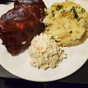 Morris Park Inn - Baby back Ribs with mashed potatoes - Sports Bars Near Me - Bronx, New York Morris Park Inn - Baby back Ribs with mashed potatoes - Sports Bars Near Me - Bronx, New York
