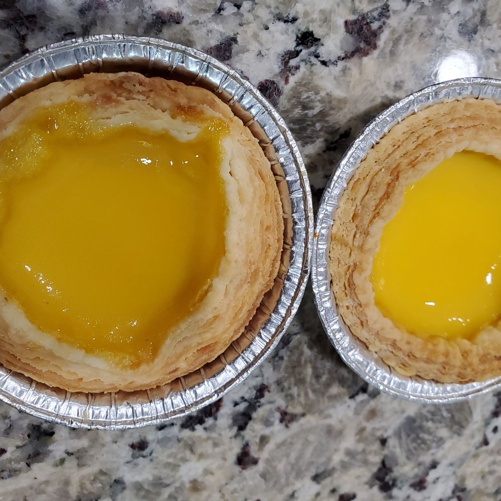 Feast - Egg custard tarts - Hong Kong Style Cafe Near Me - Davis, California Feast - Egg custard tarts - Hong Kong Style Cafe Near Me - Davis, California