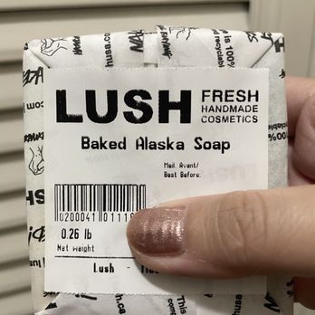 LUSH - Picked up their Baked Alaska soap from their winter clearance section. I got this for $5 at Lush in Lincoln Park, Chicago. - Cosmetics & Beauty Supply Near Me - Chicago, Illinois LUSH - Picked up their Baked Alaska soap from their winter clearance section. I got this for $5 at Lush in Lincoln Park, Chicago. - Cosmetics & Beauty Supply Near Me - Chicago, Illinois